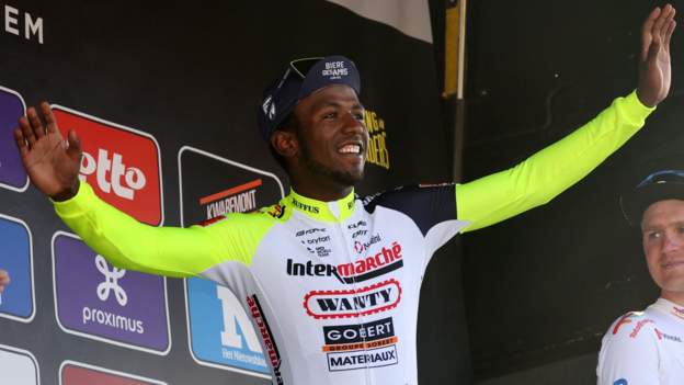  Biniam Girmay: Eritrean becomes first African to win a one-day classic with Gent-Wevelgem victory