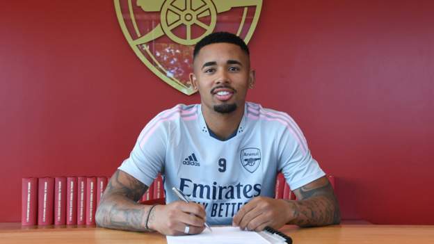  Gabriel Jesus: Arsenal sign Brazil forward from Manchester City for £45m on long-term deal