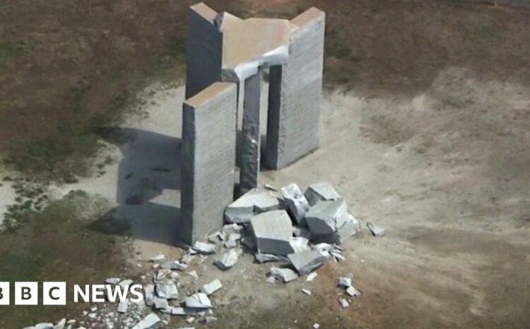  Georgia Guidestones: 'America's Stonehenge' demolished after blast