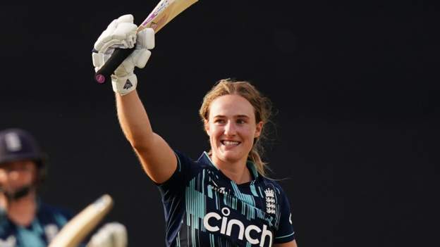  England v South Africa: Emma Lamb hits maiden international century in dominant victory