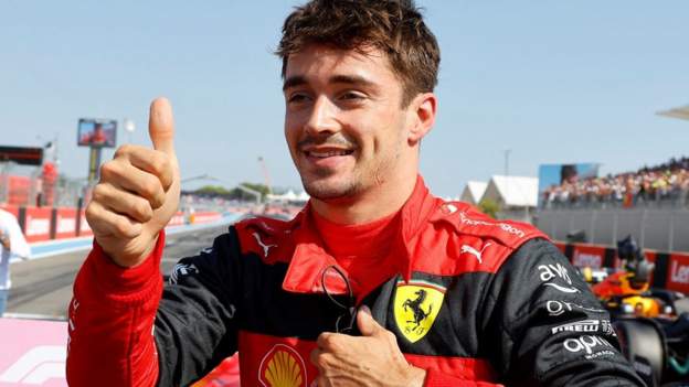  French Grand Prix: Charles Leclerc on pole ahead of Max Verstappen