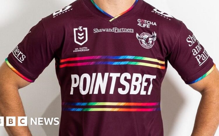  Historic gay pride jersey sparks player boycott in Australia