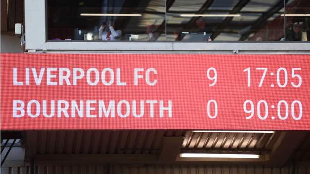  Liverpool 9-0 Bournemouth: Record-equalling Reds ‘could have scored 14’