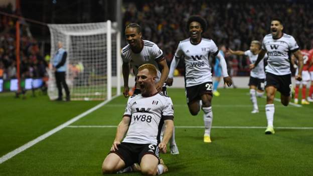  Nottingham Forest 2-3 Fulham: Stunning six-minute comeback seals away win