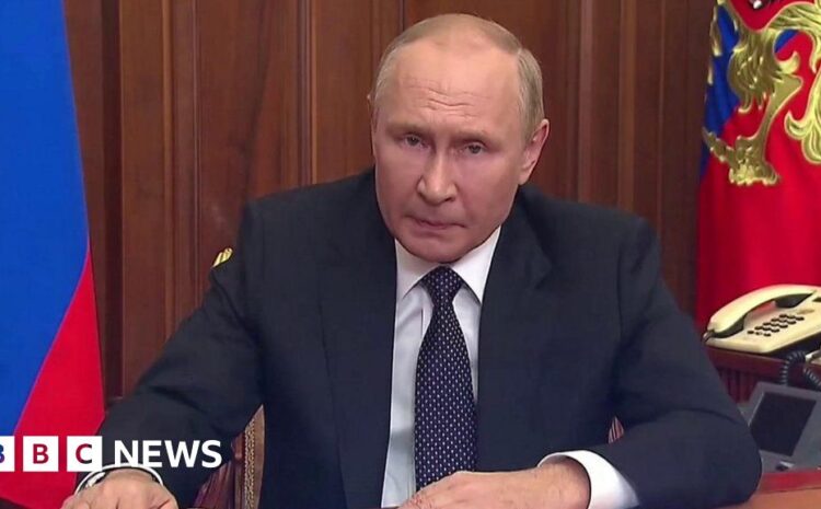  Russia's Putin announces partial military mobilisation