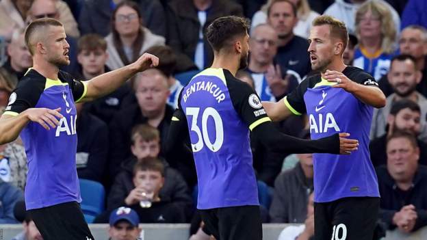  Brighton & Hove Albion 0-1 Tottenham Hotspur: Harry Kane maintains scoring run in Spurs win