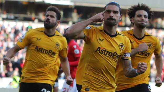  Wolves 1-0 Nottingham Forest: Ruben Neves scores penalty and Brennan Johnson misses penalty