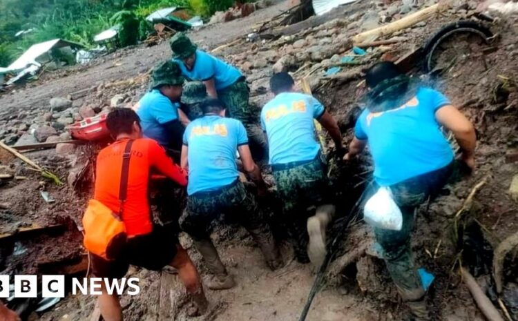  Philippines storm Nalgae kills dozens in floods and mudslides