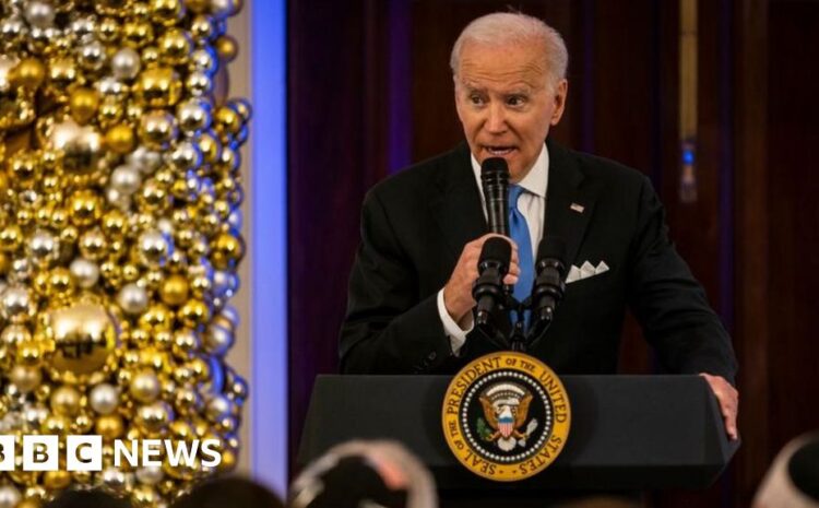  At White House Hanukkah party Biden slams rising antisemitism