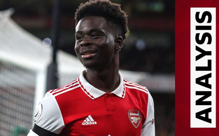  How 'gutsy' Saka stood up when Arsenal needed him