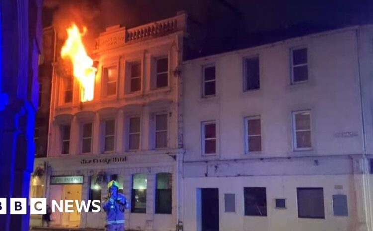  Perth hotel fire: Three dead in blaze at New County Hotel