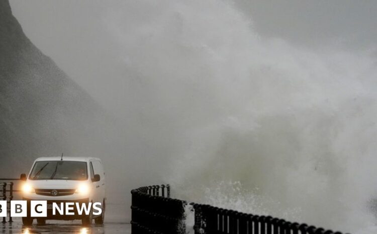  UK weather: Heavy rain prompts dozens of flood warnings