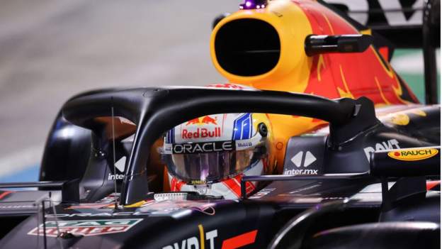  Bahrain Grand Prix: Max Verstappen on pole from Sergio Perez as Red Bull lock out front row