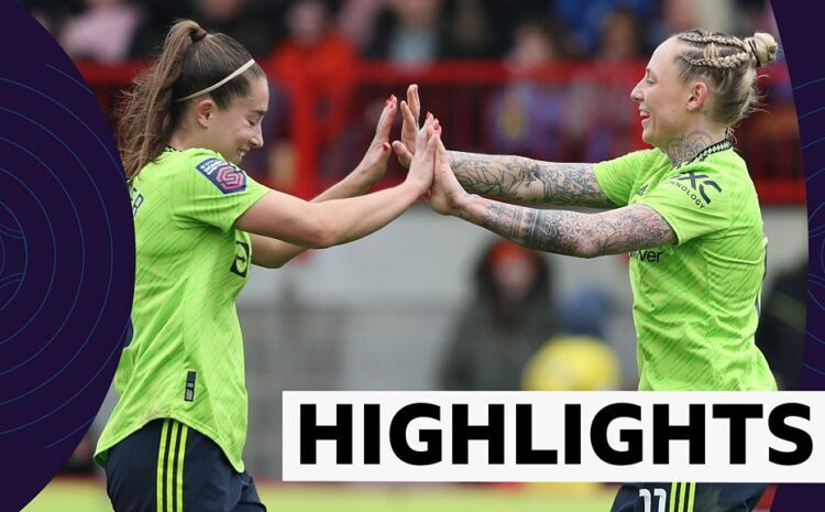  WSL highlights: Leah Galton scores twice as Man Utd thrash Brighton