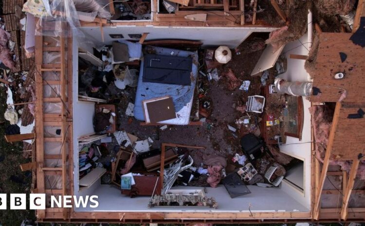  Drone video shows scale of US tornado wreckage