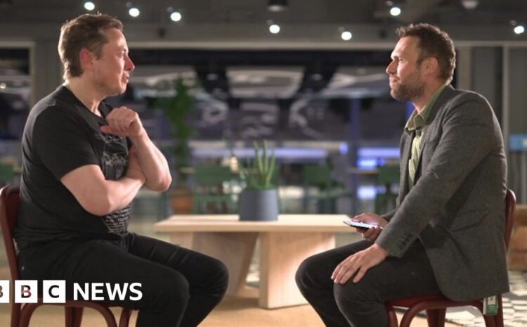  Watch: BBC News' interview with Elon Musk in full