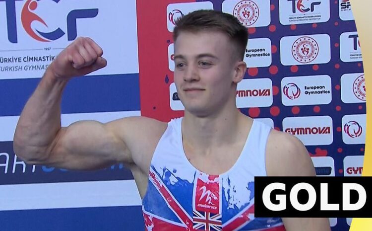  European Artistic Gymnastics Championships: Great Britain’s Luke Whitehouse wins gold in men’s floor final