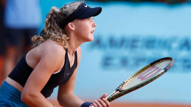  Madrid Open: Fifteen-year-old Mirra Andreeva beats Leylah Fernandez in first round