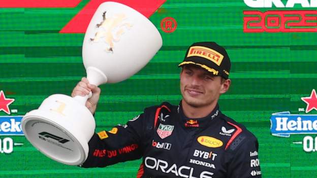  Dutch Grand Prix: Max Verstappen survives losing lead to equal all-time consecutive wins record