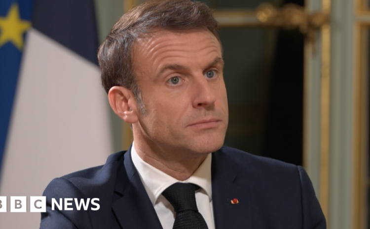  Macron calls on Israel to stop killing Gaza’s women and babies