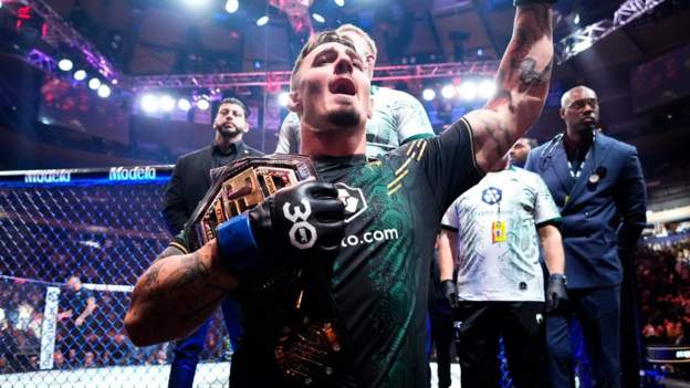  UFC 295: Tom Aspinall knocks out Sergei Pavlovich to win the UFC interim heavyweight title