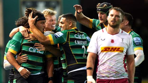  Premiership: Northampton Saints 36-33 Harlequins – Ollie Sleightholme scores twice as hosts win thriller