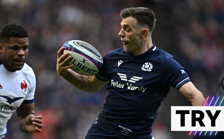  Six Nations 2024: Ben White finishes brilliant team move for Scotland opening try against France