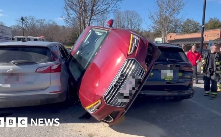  How did a car get there? Police probe ‘unusual’ crash