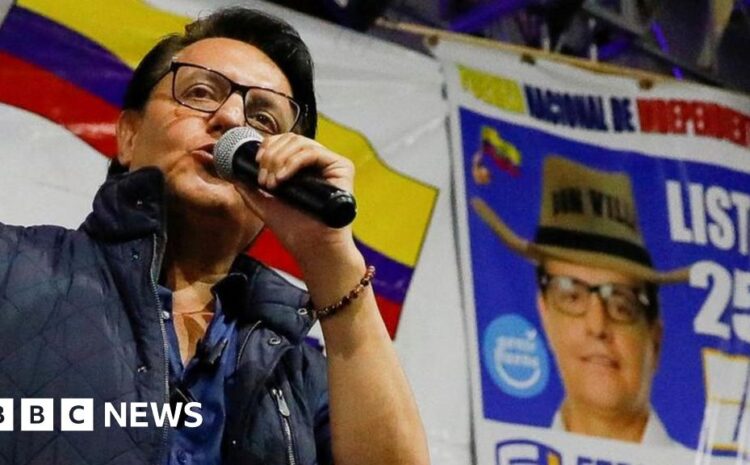  Murder of Ecuadorean candidate 'planned from jail'