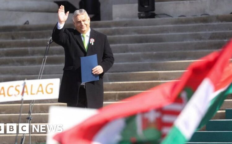  Hungary's Orban vows surge to right in US and Europe