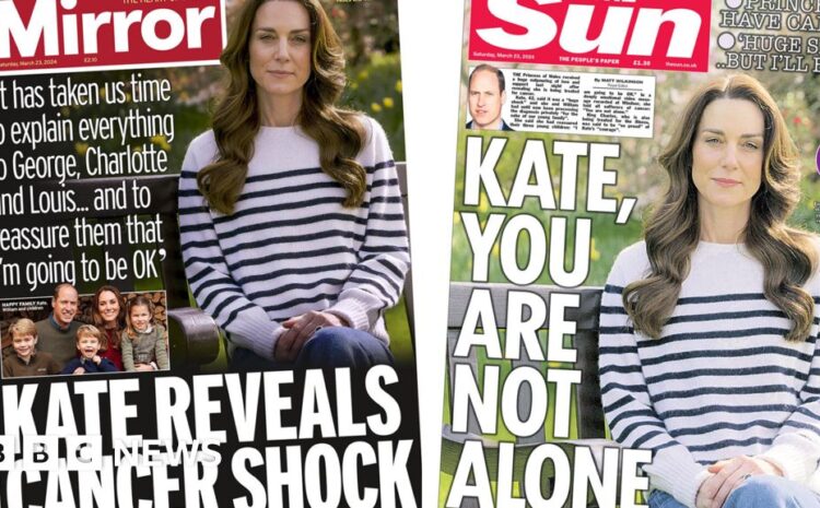  Newspaper headlines: Kate’s ‘cancer shock’ and princess ‘getting stronger’